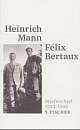 Cover: Heinrich Mann / Felix Bertaux: Briefwechsel 1922-1948