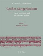 Cover: Großes Sängerlexikon Cover: Großes Sängerlexikon