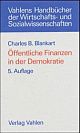 Cover: Öffentliche Finanzen in der Demokratie