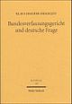 Cover: Bundesverfassungsgericht und deutsche Frage