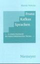 Cover:  Franz Kafkas Sprachen