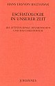 Cover: Eschatologie in unserer Zeit