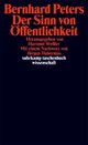 Cover: Der Sinn von Öffentlichkeit Cover: Der Sinn von Öffentlichkeit