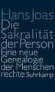 Cover: Die Sakralität der Person Cover: Die Sakralität der Person