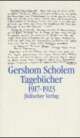 Cover: Gershom Scholem: Tagebücher, Aufsätze und Entwürfe bis 1923 Cover: Gershom Scholem: Tagebücher, Aufsätze und Entwürfe bis 1923