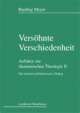 Cover: Versöhnte Verschiedenheit