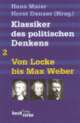 Cover: Klassiker des politischen Denkens, Band 2 Cover: Klassiker des politischen Denkens, Band 2