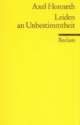 Cover: Leiden an Unbestimmtheit Cover: Leiden an Unbestimmtheit