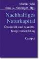 Cover: Nachhaltiges Naturkapital