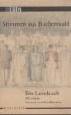 Cover: Stimmen aus Buchenwald Cover: Stimmen aus Buchenwald