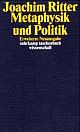 Cover: Metaphysik und Politik Cover: Metaphysik und Politik