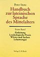 Cover: Handbuch zur lateinischen Sprache des Mittelalters Cover: Handbuch zur lateinischen Sprache des Mittelalters