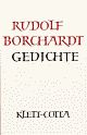 Cover: Rudolf Borchardt: Gedichte Cover: Rudolf Borchardt: Gedichte
