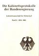 Cover: Die Kabinettsprotokolle der Bundesregierung