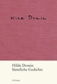 Cover: Hilde Domin: S�mtliche Gedichte