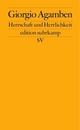 Cover: Agamben, Giorgio: Herrschaft und Herrlichkeit Cover: Agamben, Giorgio: Herrschaft und Herrlichkeit