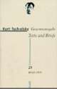 Cover: Kurt Tucholsky: Gesamtausgabe. Texte und Briefe Cover: Kurt Tucholsky: Gesamtausgabe. Texte und Briefe