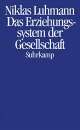 Cover: Das Erziehungssystem der Gesellschaft