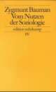 Cover: Vom Nutzen der Soziologie