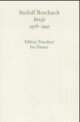 Cover: Rudolf Borchardt: Gesammelte Briefe Cover: Rudolf Borchardt: Gesammelte Briefe