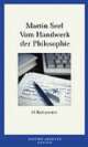 Cover: Vom Handwerk der Philosophie