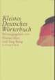 Cover: Kleines Deutsches Wörterbuch Cover: Kleines Deutsches Wörterbuch