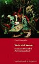 Cover: Wein statt Wasser Cover: Wein statt Wasser