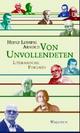 Cover: Von Unvollendeten Cover: Von Unvollendeten