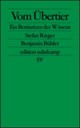 Cover: Vom Übertier