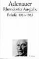 Cover: Briefe 1961-1963 Cover: Briefe 1961-1963