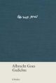 Cover: Albrecht Goes: Gedichte