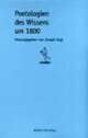 Cover: Poetologien des Wissens um 1800