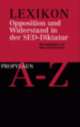 Cover: Lexikon Opposition und Widerstand in der SED-Diktatur