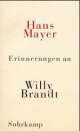 Cover: Erinnerungen an Willy Brandt