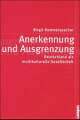 Cover: Anerkennung und Ausgrenzung