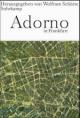 Cover: Adorno in Frankfurt Cover: Adorno in Frankfurt