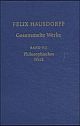 Cover: Philosophisches Werk Cover: Philosophisches Werk