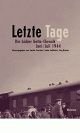Cover: Letzte Tage Cover: Letzte Tage