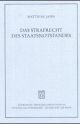 Cover: Das Strafrecht des Staatsnotstandes Cover: Das Strafrecht des Staatsnotstandes