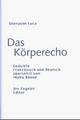 Cover: Das K�rperecho. Lapsus linguae.