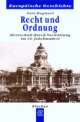 Cover: Recht und Ordnung