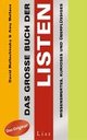 Cover: Das große Buch der Listen
