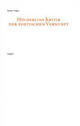 Cover: Hölderlins Kritik der poetischen Vernunft Cover: Hölderlins Kritik der poetischen Vernunft