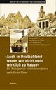 Cover: Auch in Deutschland waren wir nicht mehr wirklich zu Hause