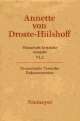 Cover: Annette von Droste-Hülshoff: 'Historisch-kritische Ausgabe. Werke, Briefwechsel' Cover: Annette von Droste-Hülshoff: 'Historisch-kritische Ausgabe. Werke, Briefwechsel'