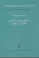 Cover: Collegheft 1894-1895 Cover: Collegheft 1894-1895