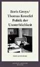 Cover: Politik der Unsterblichkeit