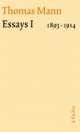 Cover: Essays I. 1893-1914 Cover: Essays I. 1893-1914