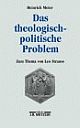 Cover: Das theologisch-politische Problem Cover: Das theologisch-politische Problem