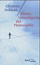 Cover: Kleine Verteidigung der Philosophie